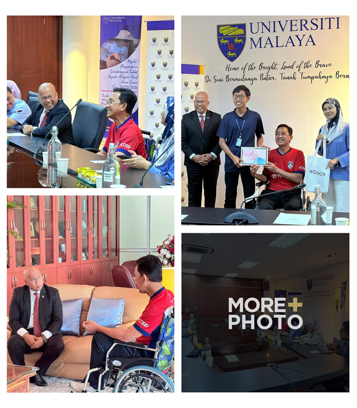 KUNJUNGAN HORMAT DB MBPG KE UNIVERSITI MALAYA