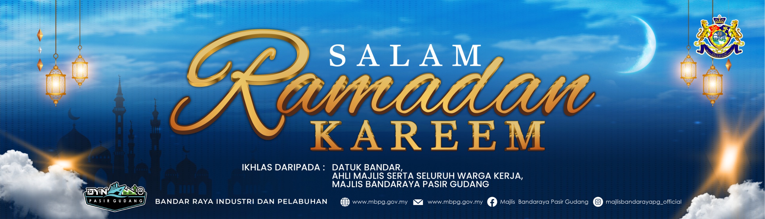 BANNER SELAMAT MENYAMBUT RAMADAN